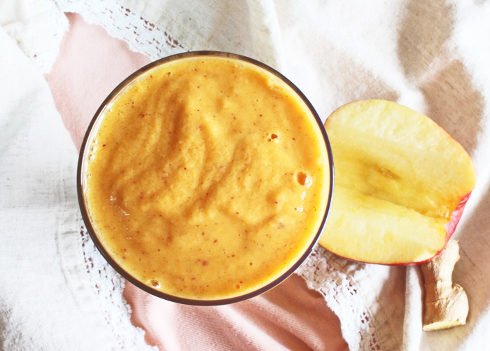 Raw Vegan Recipes: Mango Maca Skin Smoothing Smoothie | Peaceful Dumpling