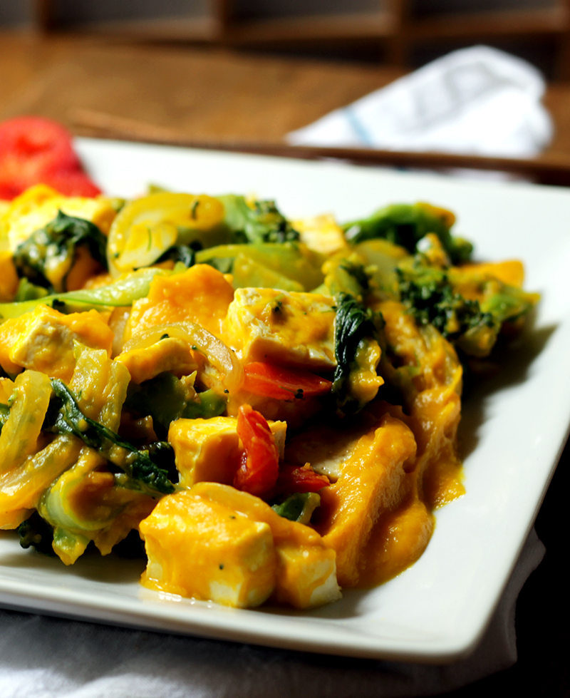 Healthy Dinner: Macro Squash Tofu and Veggies