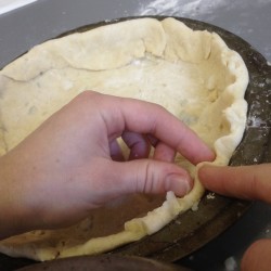 pie dough flute