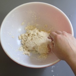 pie dough together