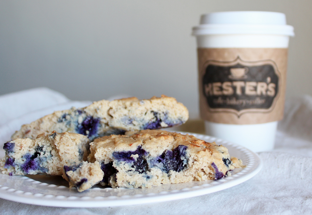 Vegan Dessert Recipes: Gluten-Free Blueberry Scones | Peaceful Dumpling