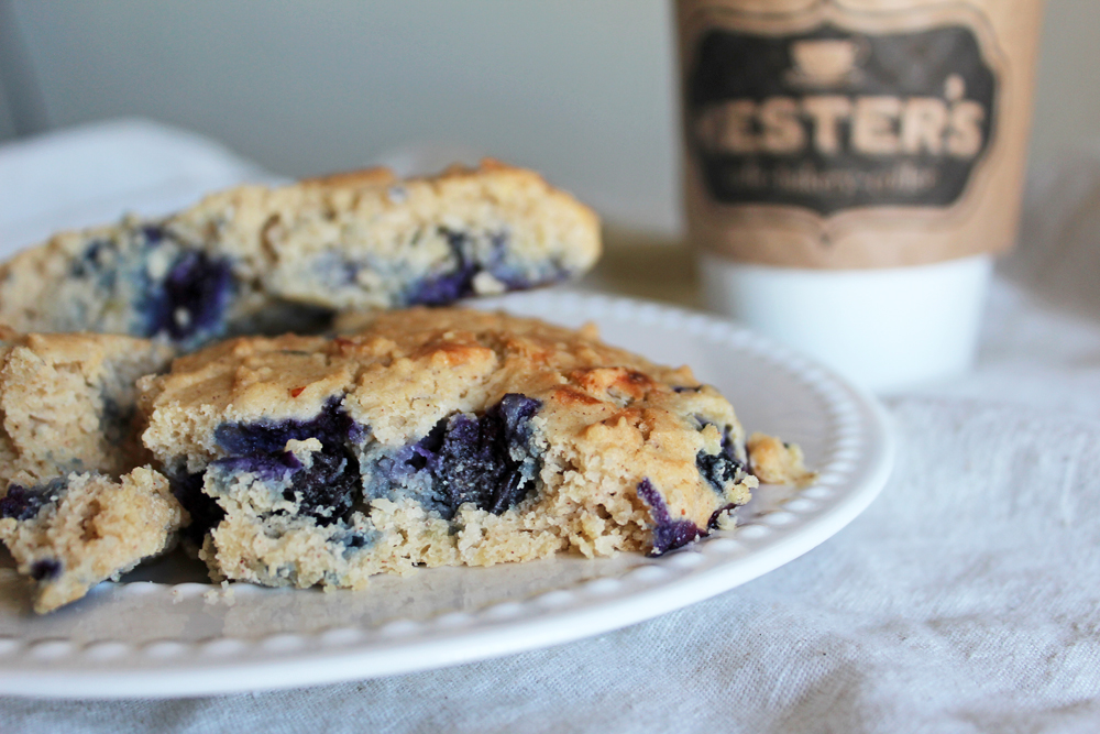 Vegan Dessert Recipes: Gluten-Free Blueberry Scones | Peaceful Dumpling