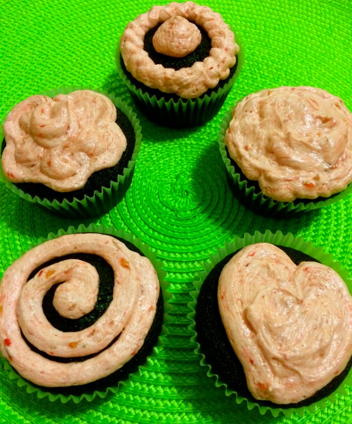 Vegan Chocolate Cupcakes with Berry Buttercream