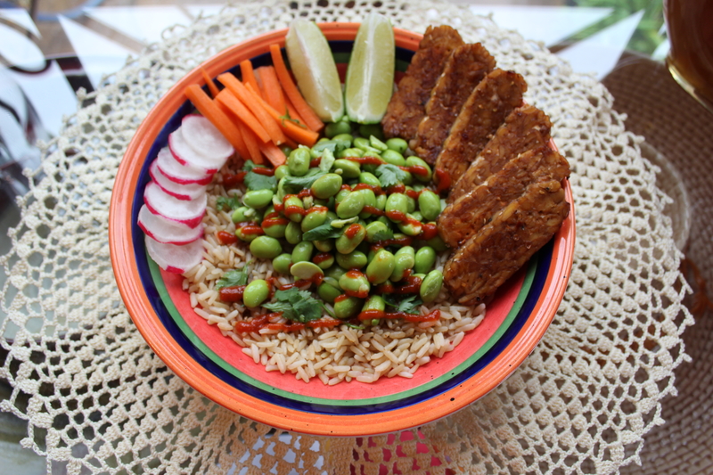 Vegan Lunch Recipes: Asian Inspired Tempeh Bowl