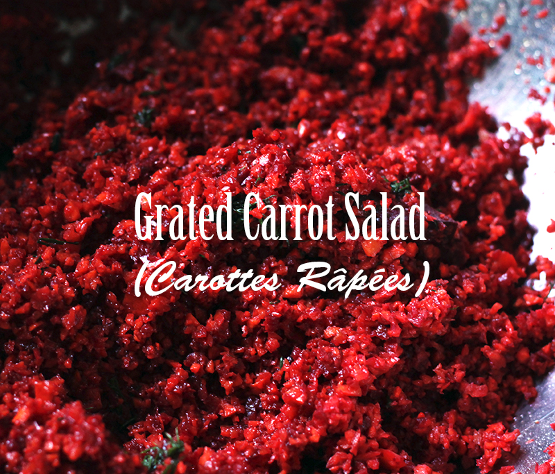 Amazing French Grated Carrot Salad (Carottes Râpées)