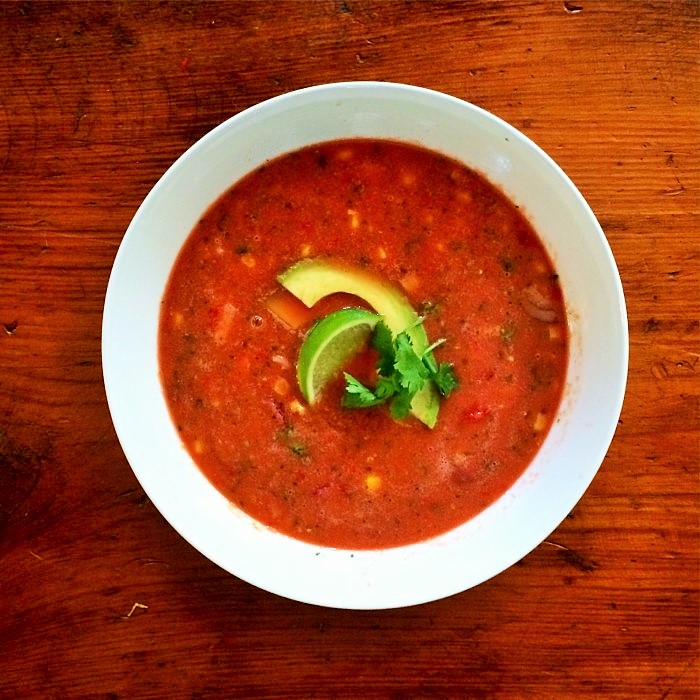 Vegan Soup Recipes: Watermelon Gazpacho