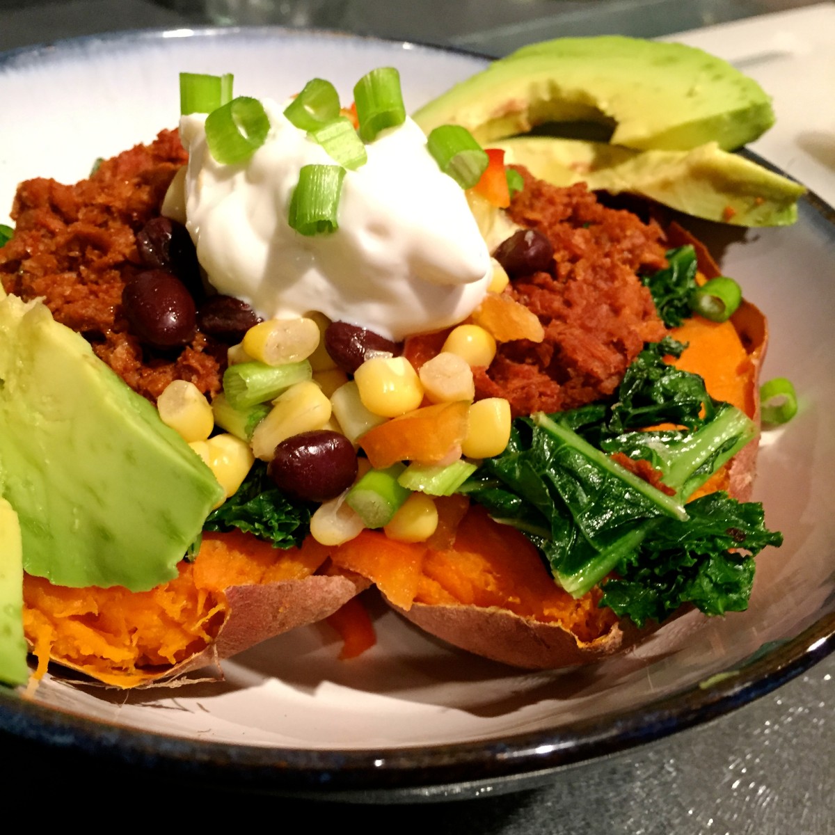 Vegan Mexican Recipes: Fiesta Stuffed Sweet Potatoes