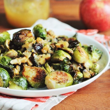 Healthy Sides: Apple Glazed Brussels Sprouts
