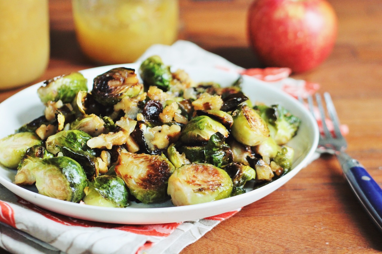 Healthy Sides: Apple Glazed Brussels Sprouts