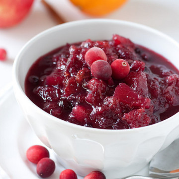 Vegan Cranberry Orange Sauce