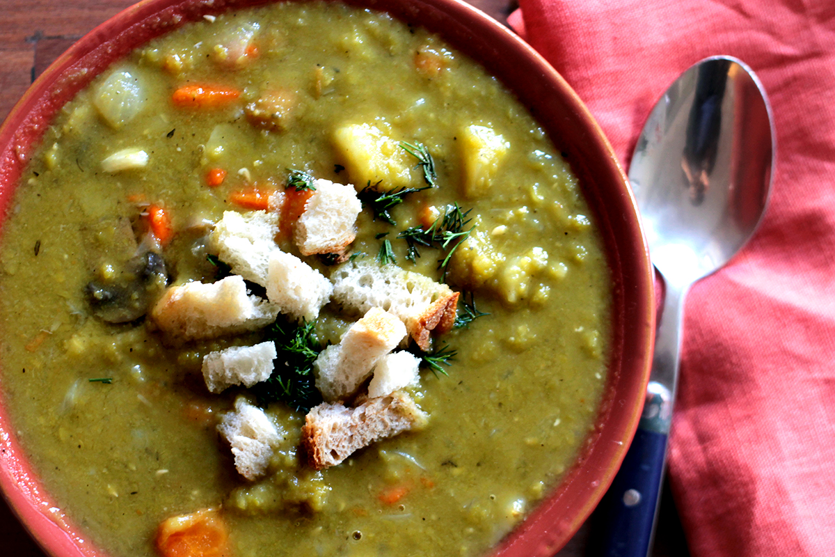 Vegan Soup Recipes: Simply Amazing Split Pea Soup
