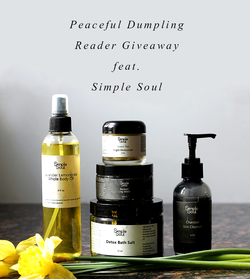 Organic Skin Care Lines: Simple Soul Review & Giveaway