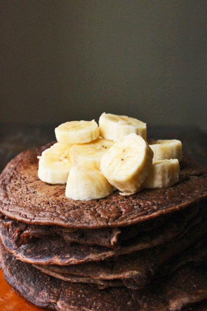 Vegan Breakfast Recipes: Chocolate Protein Pancakes