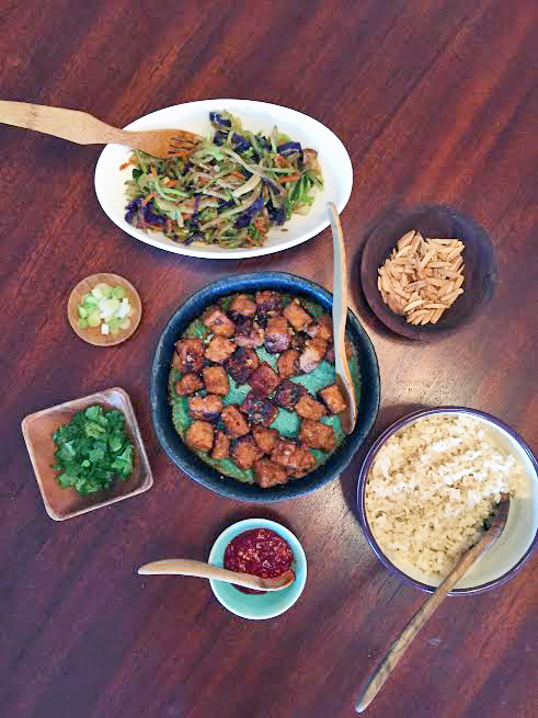 Healthy Dinner: Marinated Tempeh Stir-Fry With Brown Rice