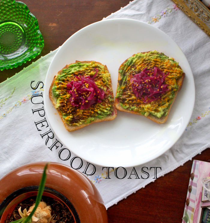 Vegan Breakfast Recipes: Superfood Toast