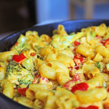 Healthy Dinner: Vegan Baked Macaroni & Cheese