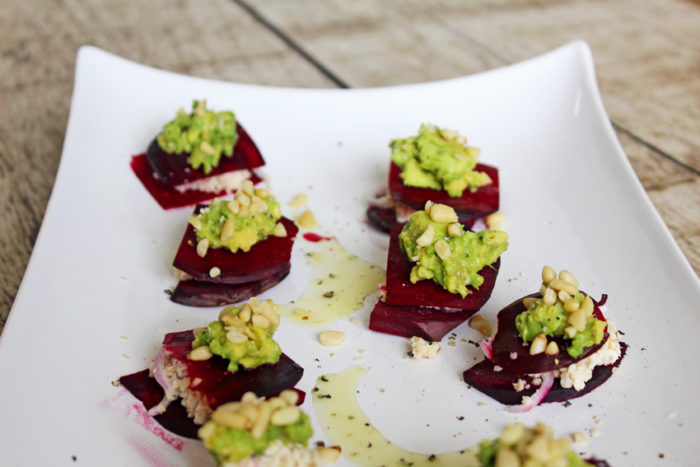 Vegan Appetizer Recipes: Beet Ravioli Bites