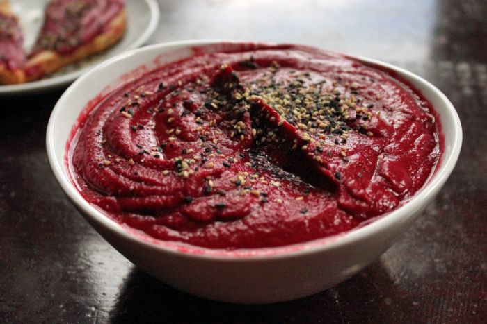 Vegan Quinoa, Beet, and Jalapeño Spread