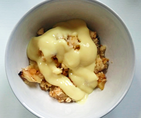 Gluten-Free Vegan Recipes: Apple & Rhubarb Crumble