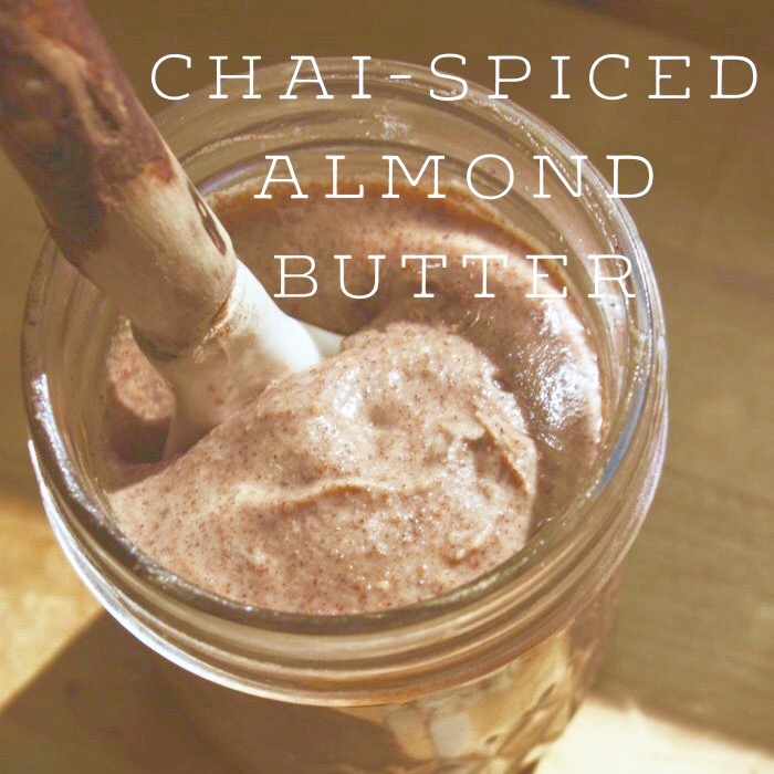 Raw Vegan Recipes: Chai-Spiced Almond Butter