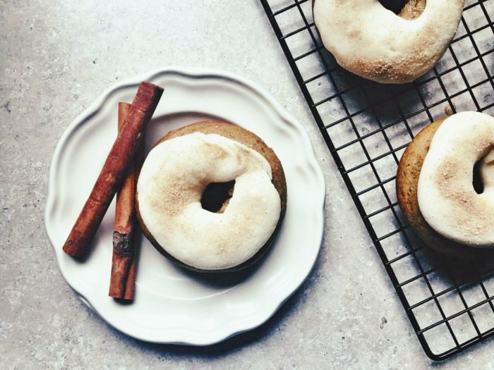 Vegan Dessert Recipes: Maple Glazed Apple Cider Donuts