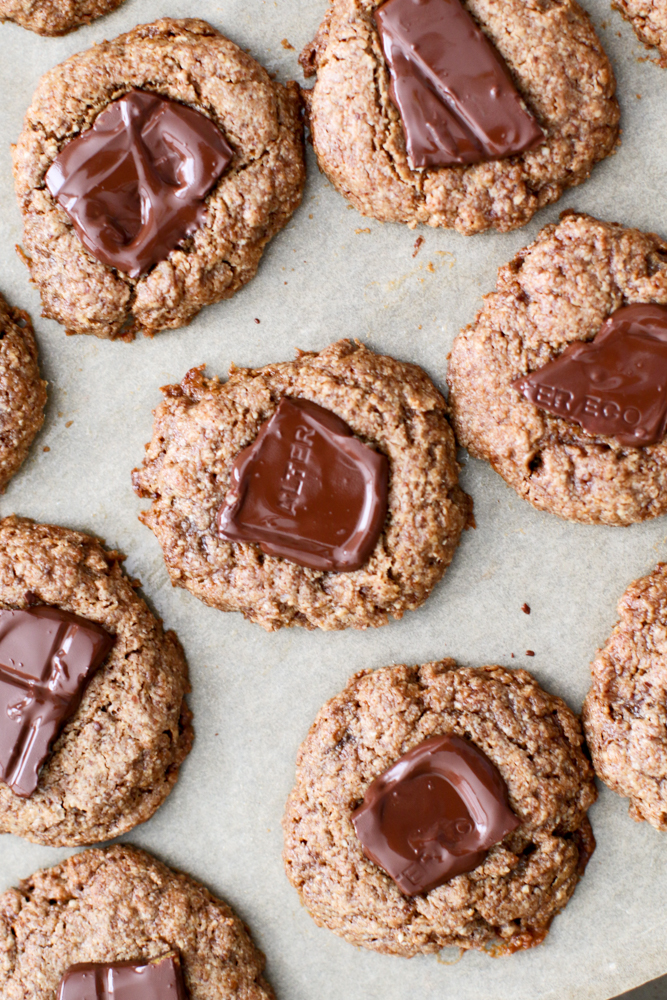 Four Ingredient Peanut Butter "Kiss" Cookies