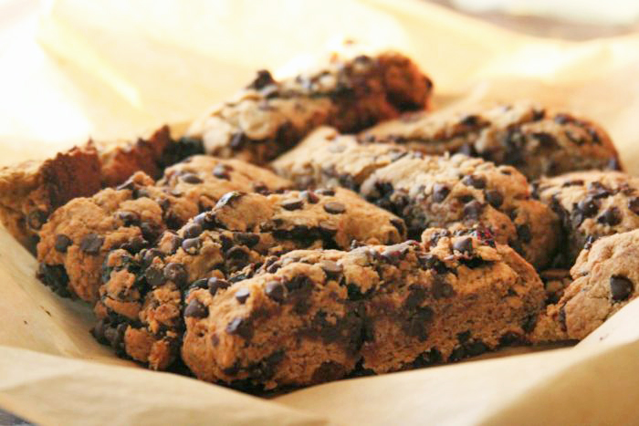 Vegan Breakfast Recipes: Chocolate Cherry Biscotti