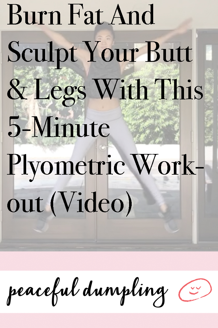 Burn Fat And Sculpt Your Butt & Legs With This 5-Minute Plyometric Workout (Video)