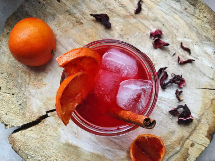 Vegan Drink Recipes: Jamaican Hibiscus Iced Tea