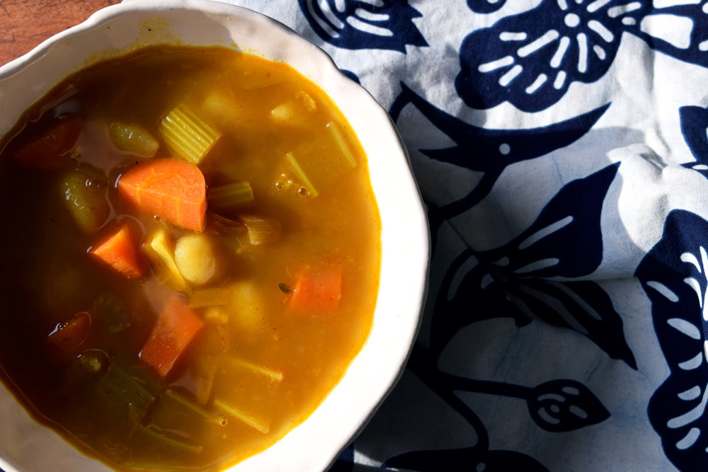 Vegan Soup Recipes: Heavenly Golden Vegetable Soup