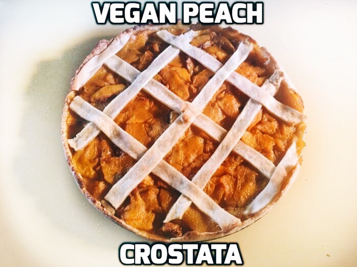 Vegan Dessert Recipes: Italian-Style Peach Crostata