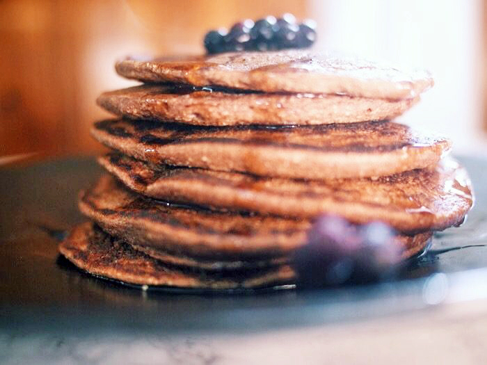 Vegan Banana Oatmeal Blender Pancakes