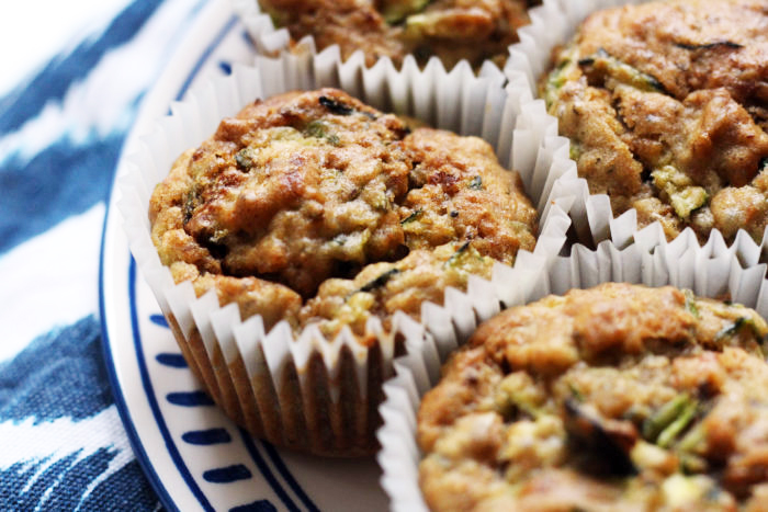 Vegan Lemon & Zucchini Breakfast Muffins