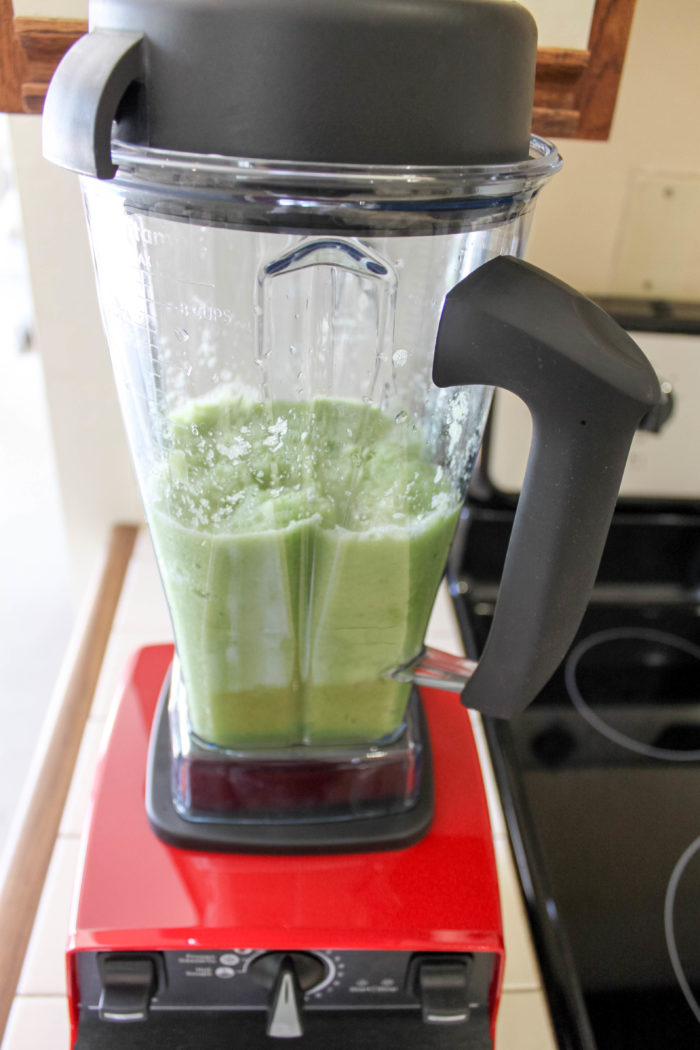 How to Make Celery Juice step 3 - blend