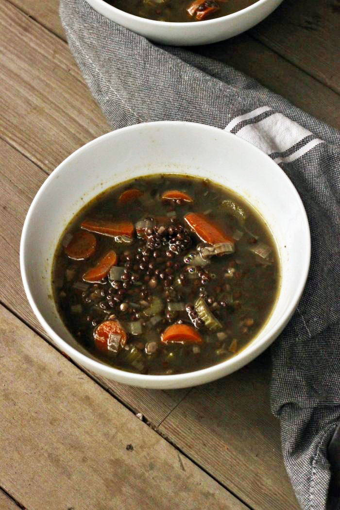 Simply Delicious Vegan Lentil Soup (Fall Ready!)