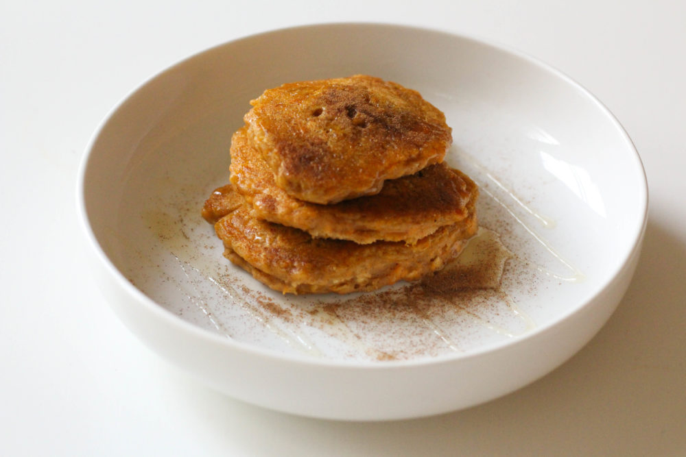 Vegan Oaty Sweet Potato Pancakes