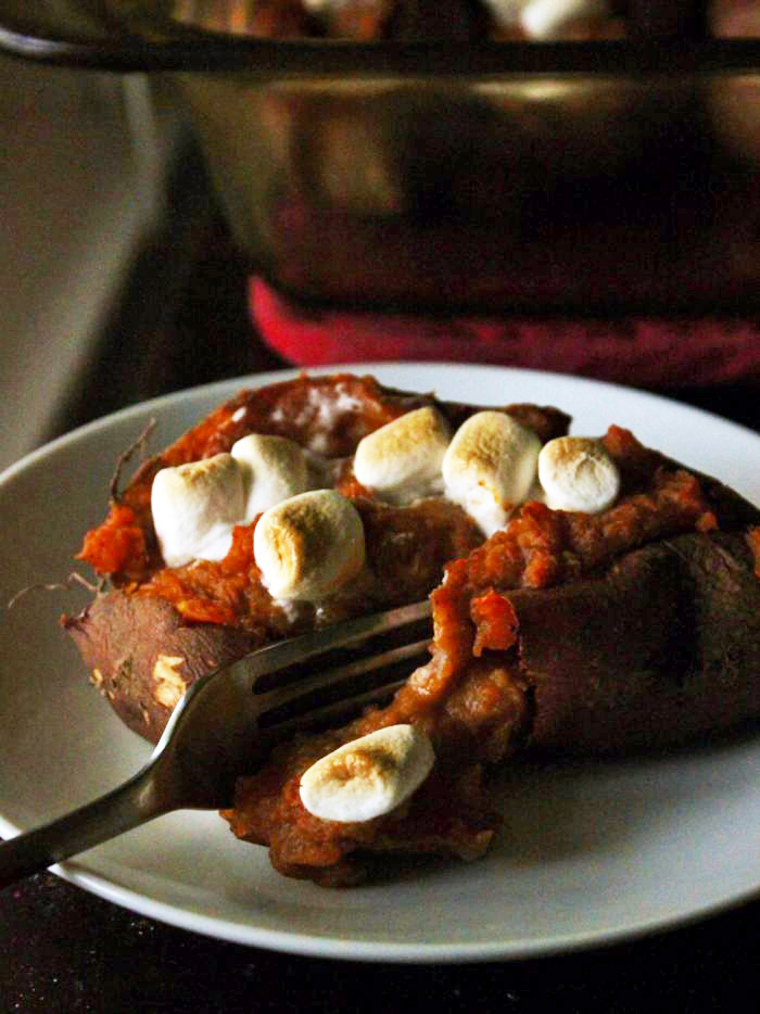 Twice-Baked Vegan Sweet Potatoes