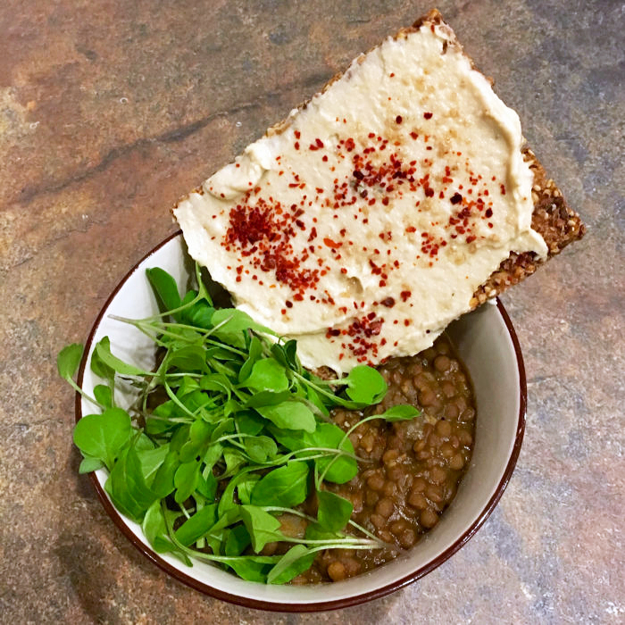 Simple & Warming Spicy Stewed Lentils