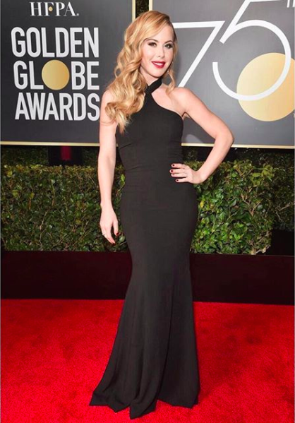 Tara Lipinski, Golden Globes Sustainable Fashion