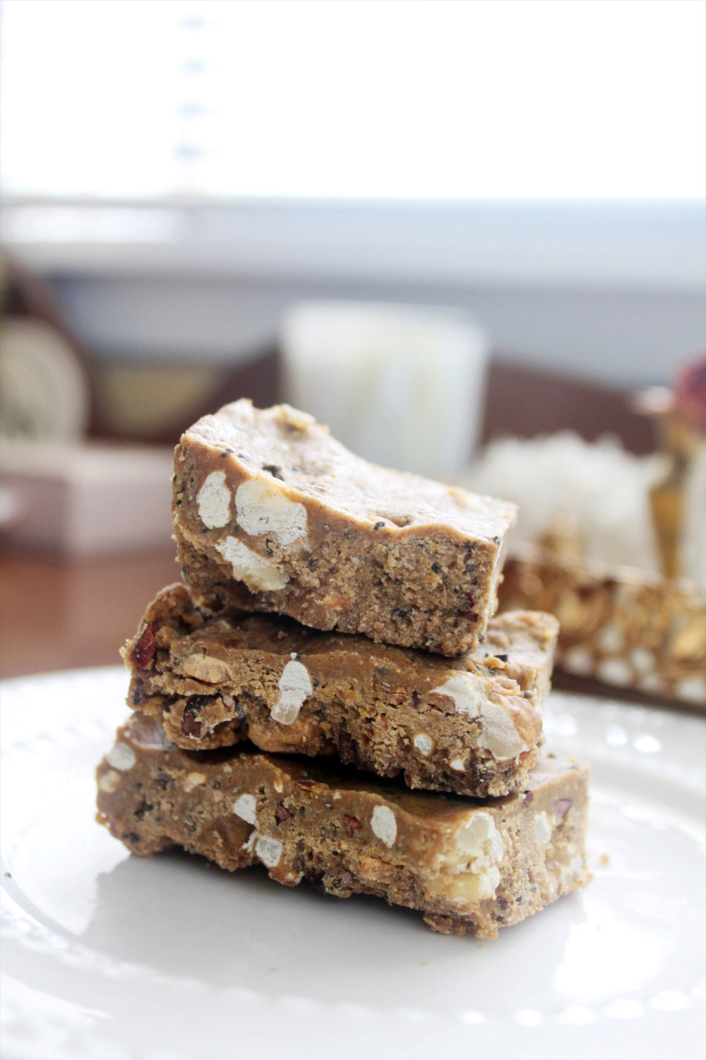 Fudgy Adaptogen Protein Bars (With Lactation Bar Variation)