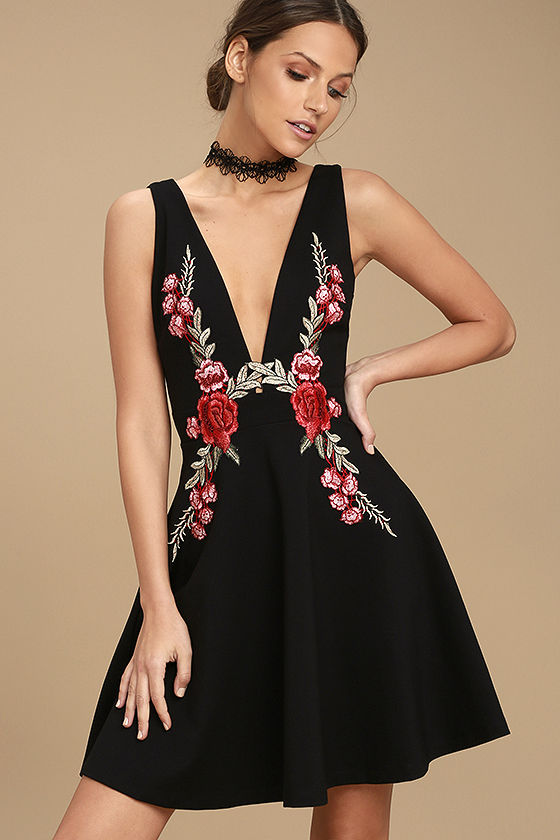 Romantic Little Black Dress