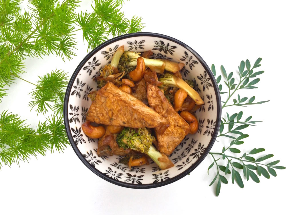 Ginger Broccoli and Tofu