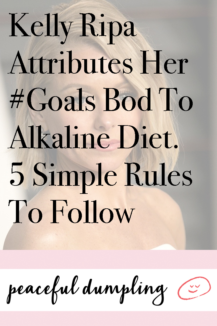 Kelly Ripa’s Achievable Alkaline Diet—In 5 Easy Steps