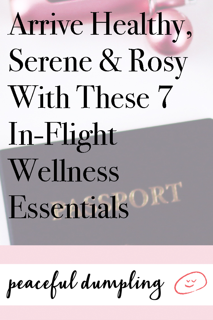 7 Essentials to Bring with You to Keep Well On the Plane