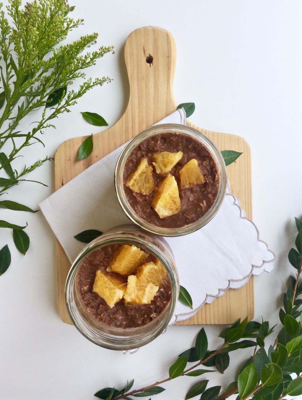 Chocolate Orange Overnight Oats