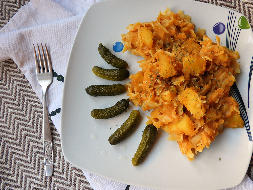 Vegan Hungarian Potato Pasta