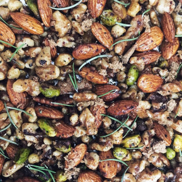 Rosemary Maple Spiced Nuts