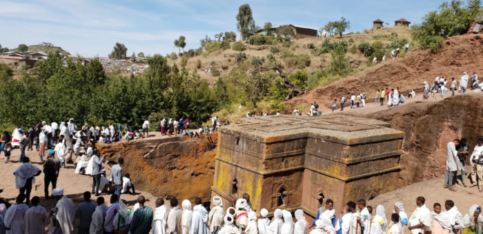 Lalibela, ancient town of Ethiopia where 12th century churches are hewn into the rock