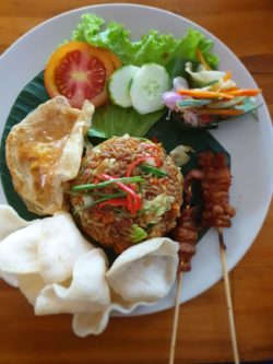 Vegan Indonesian food Bali