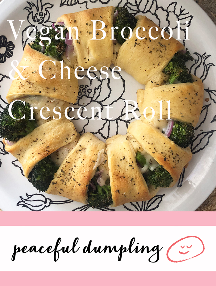 Vegan Broccoli & Cheese Crescent Roll